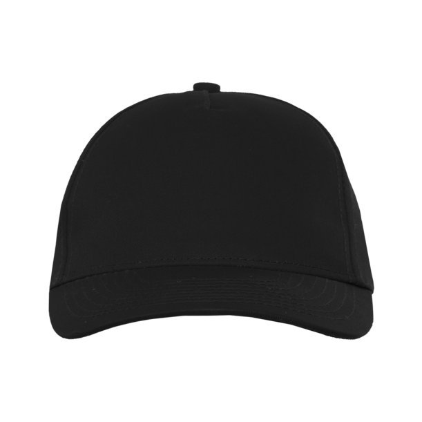 Бейсболка STAN 5 клиньев хлопок 150, 10J (Чёрный) (Изображение 3)