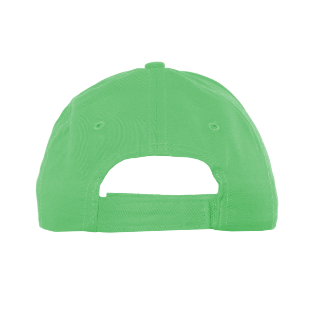 Бейсболка STAN 5 клиньев хлопок 150, 10J (Ярко-зелёный) (Изображение 4)