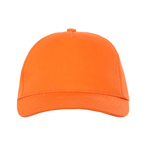 Бейсболка STAN 5 клиньев хлопок 150, 10J (Оранжевый) (Изображение 2)