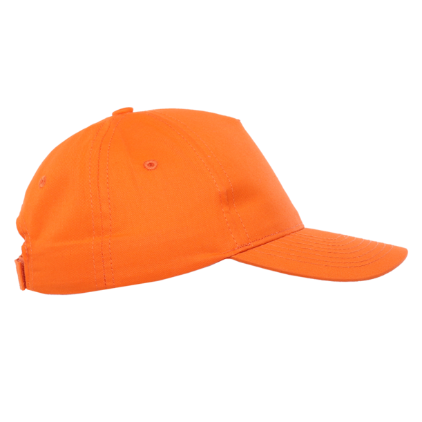 Бейсболка STAN 5 клиньев хлопок 150, 10J (Оранжевый) (Изображение 3)