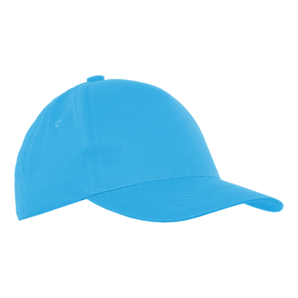 Бейсболка STAN 5 клиньев хлопок 150, 10J (Бирюзовый) (Изображение 1)