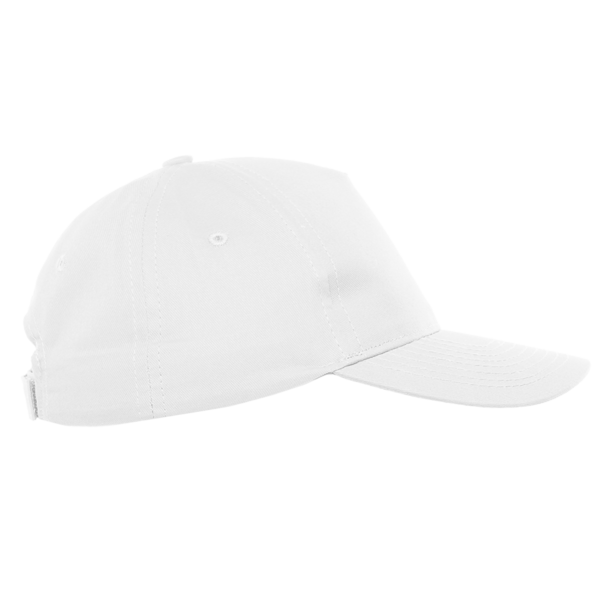 Бейсболка STAN 5 клиньев хлопок 150, 10J (Белый) 52-54/ONE SIZE (Изображение 2)