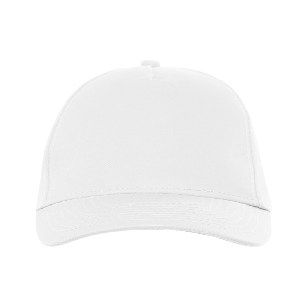 Бейсболка STAN 5 клиньев хлопок 150, 10J (Белый) 52-54/ONE SIZE (Изображение 3)
