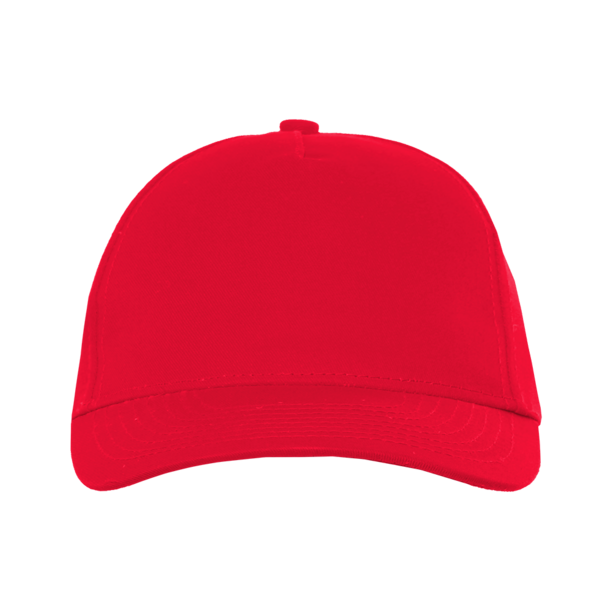 Бейсболка STAN 5 клиньев хлопок 150, 10J (Красный) 52-54/ONE SIZE (Изображение 3)