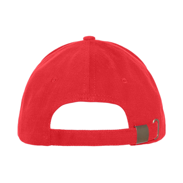 Бейсболка STAN 5 клиньев хлопок 280, 03 (Красный) (Изображение 4)
