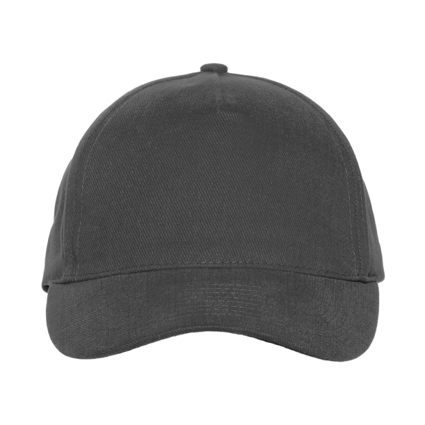Бейсболка STAN 5 клиньев хлопок 280, 03 (Тёмно-серый) (Изображение 3)