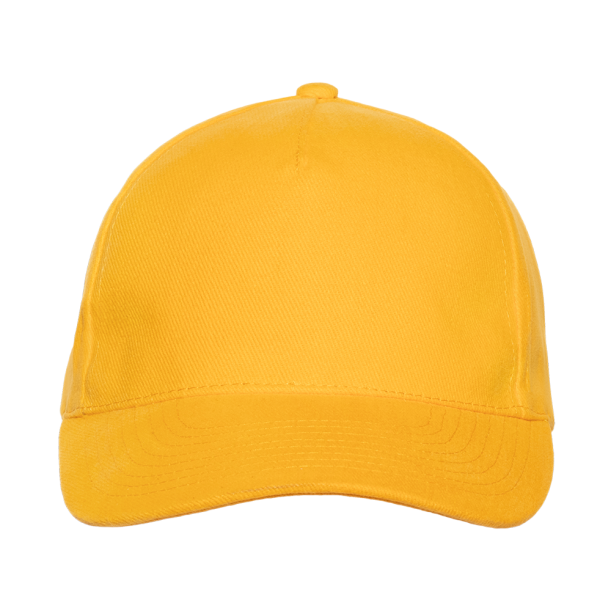 Бейсболка STAN 5 клиньев хлопок 280, 03 (Жёлтый) (Изображение 3)