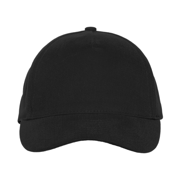 Бейсболка STAN 5 клиньев хлопок 280, 03 (Чёрный) (Изображение 2)
