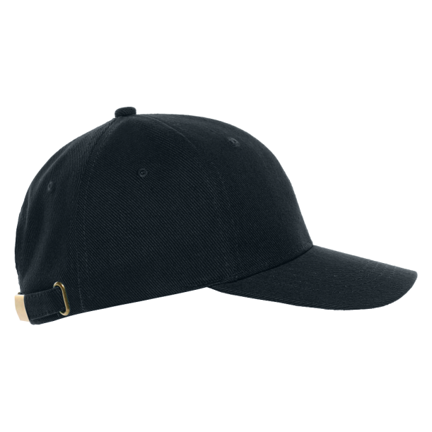 Бейсболка STAN 6 клиньев хлопок 330, 06 (Чёрный) (Изображение 3)