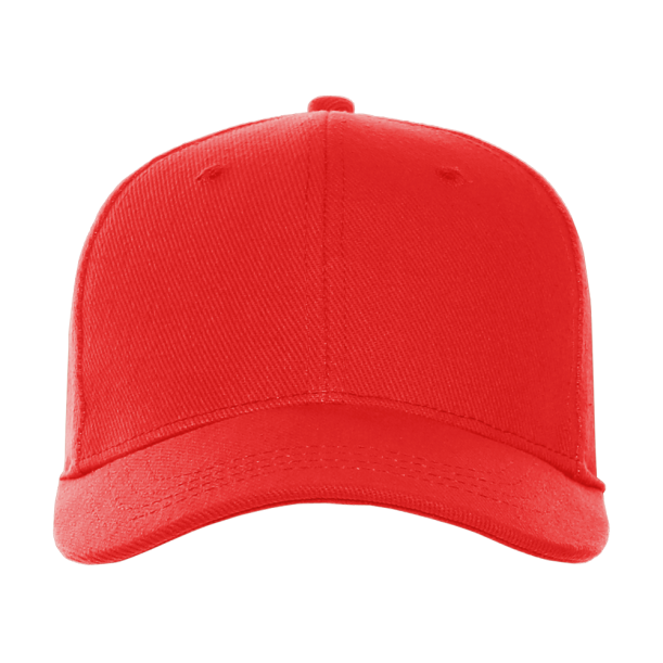 Бейсболка STAN 6 клиньев хлопок 330, 06 (Красный) (Изображение 3)