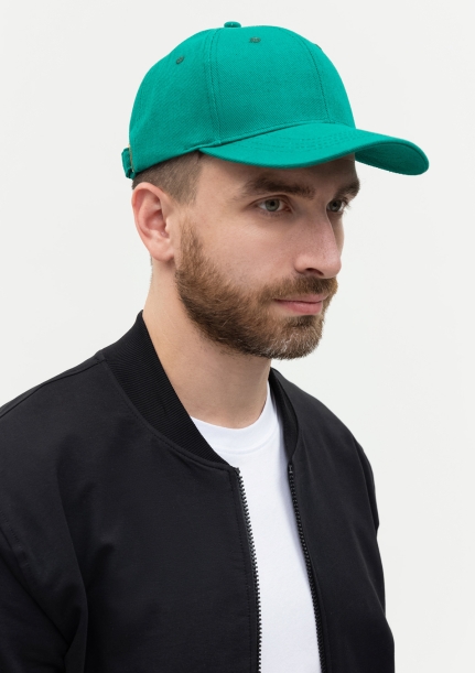 Бейсболка STAN 6 клиньев хлопок 330, 06 (Зелёный) (Изображение 6)