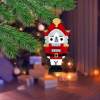 Ёлочная игрушка Щелкунчик (белый с красным) (Изображение 5)