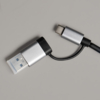 USB-хаб ROOT 8 в 1, серый, алюминий (Изображение 4)