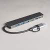 USB-хаб ROOT 8 в 1, серый, алюминий (Изображение 2)
