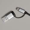 USB-хаб ROOT 8 в 1, серый, алюминий (Изображение 4)