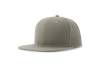 Бейсболка "SNAP BACK-S", 6 клиньев, пластик. застежка, серый, 100% перераб. полиэстер, 300 гр/м2 (Изображение 1)