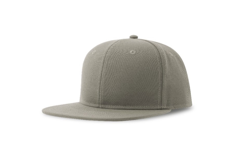 Бейсболка "SNAP BACK-S", 6 клиньев, пластик. застежка, серый, 100% перераб. полиэстер, 300 гр/м2 (Изображение 1)