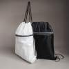 Рюкзак мешок  "Shift" со светоотражающей молнией, белый, 36*41 см, полиэстер 210D (Изображение 3)