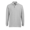 Рубашка поло мужская с длинным рукавом STAR, серый меланж, S, 85% х/б, 15% вис., 170 г/м2 (Изображение 1)