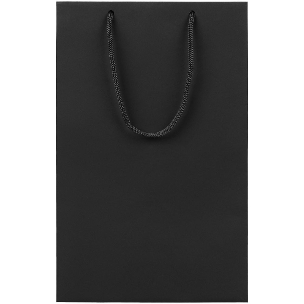 Пакет бумажный Porta S, вертикальный, черный (Изображение 2)