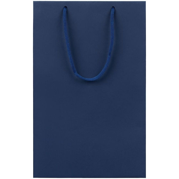 Пакет бумажный Porta S, вертикальный, синий (Изображение 2)