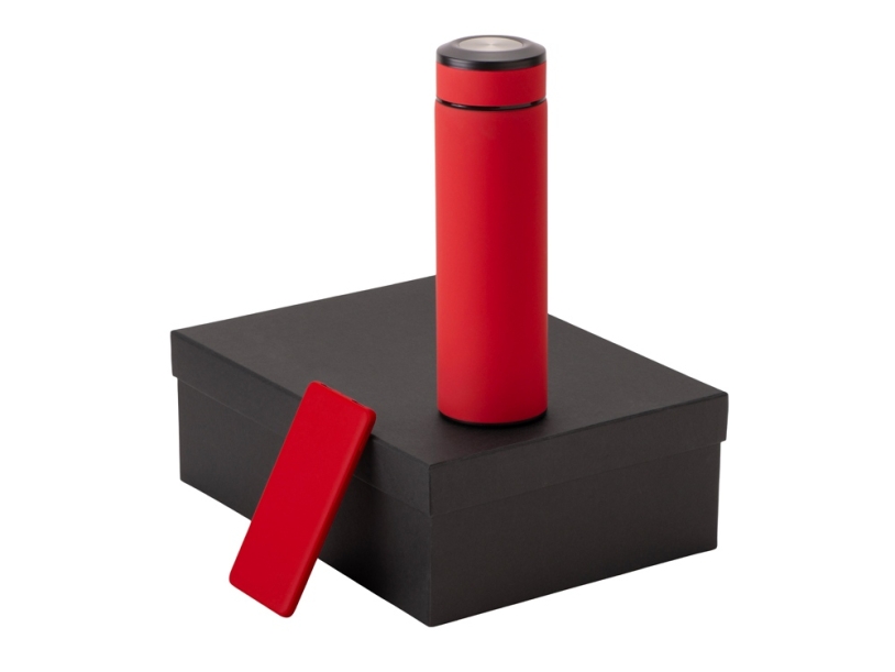 Подарочный набор COLOR IT c термосом и повербанком (красный) 5000 mAh (Изображение 1)