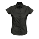 Рубашка женская &quot;Excess&quot;, черный_XL, 97% х/б, 3% п/э, 140г/м2