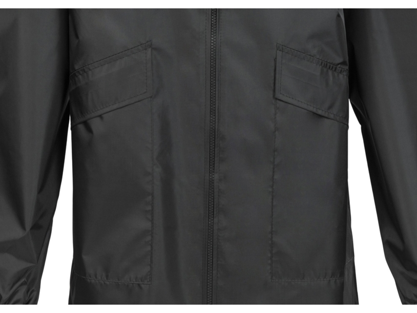 Дождевик Parka унисекс, черный (Изображение 6)