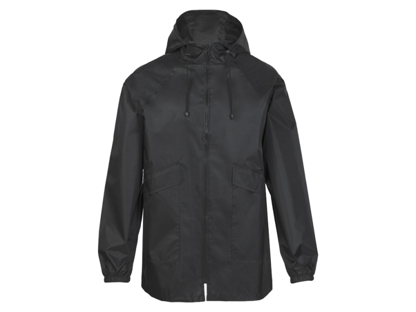 Дождевик Parka унисекс (черный) XL (Изображение 1)