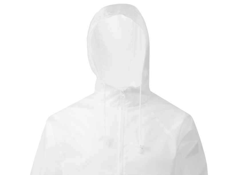 Дождевик Parka унисекс (белый) S (Изображение 2)
