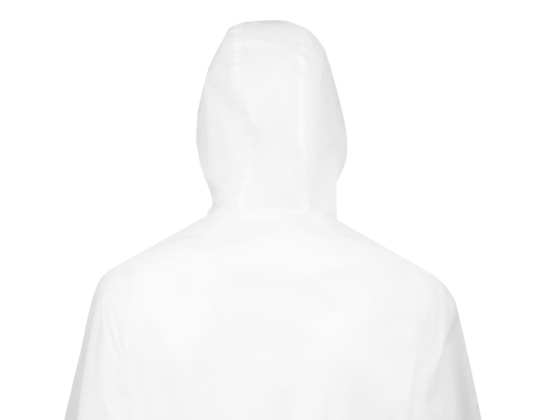 Дождевик Parka унисекс (белый) L (Изображение 4)