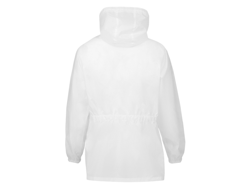 Дождевик Parka унисекс (белый) 2XL (Изображение 3)