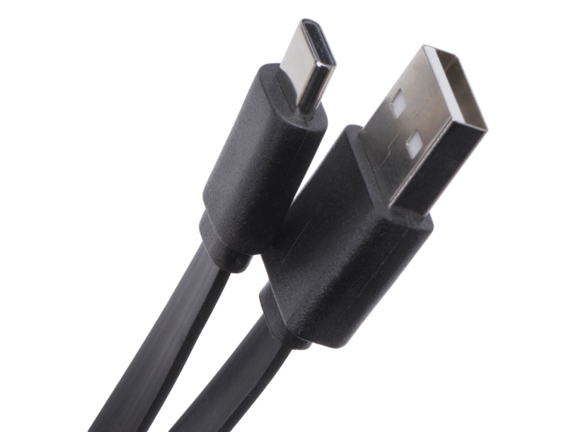 Кабель USB 2.0 A - USB Type-C, черный (Изображение 3)