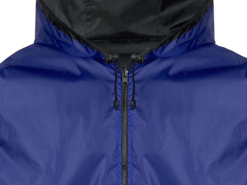 Дождевик Bi-color унисекс (синий классический/черный) M/L (Изображение 7)
