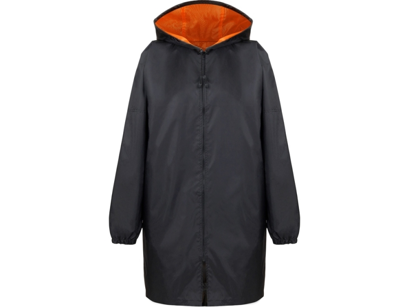 Дождевик Bi-color унисекс (черный/оранжевый) M/L (Изображение 2)