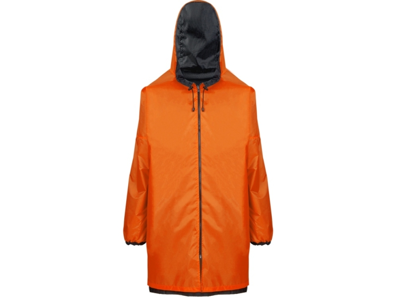 Дождевик Bi-color унисекс (черный/оранжевый) M/L (Изображение 3)