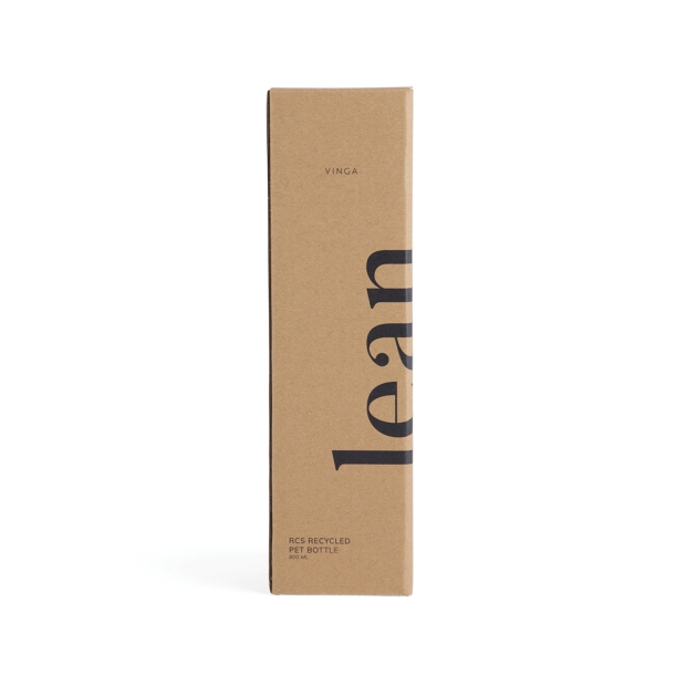 Бутылка для воды VINGA Lean из rPET RCS, 800 мл (Изображение 2)