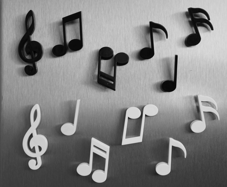 МАГНИТЫ MEMODY MAGNET (6 ШТ. / УПАК.), чёрные (Изображение 2)