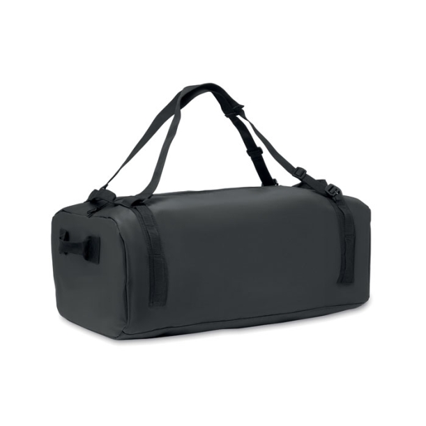 Travel tarpaulin duffle bag (черный) (Изображение 1)