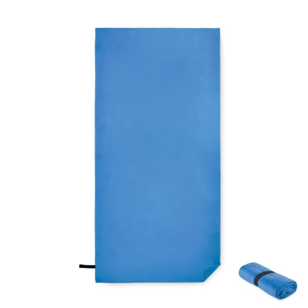 Double sided microfibre towel (синий) (Изображение 1)