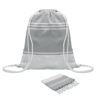 Hammam towel drawstring set (серый)