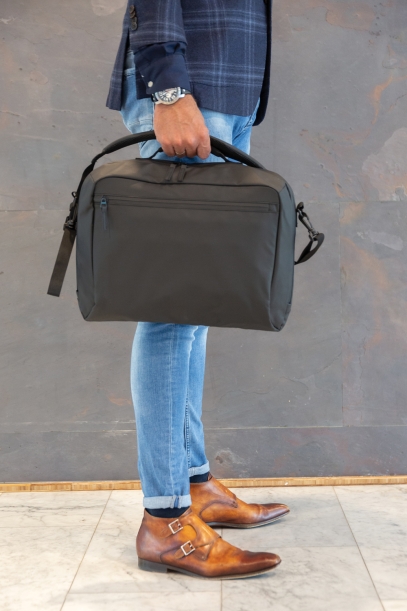 Сумка для ноутбука Fashion Black, 15.6" (без содержания ПВХ) (Изображение 8)