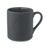 Ribbed ceramic mug mat 340 ml (каменный серый) (Изображение 1)
