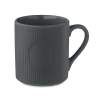 Ribbed ceramic mug mat 340 ml (каменный серый) (Изображение 1)