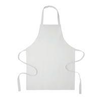 Recycled cotton apron (белый)