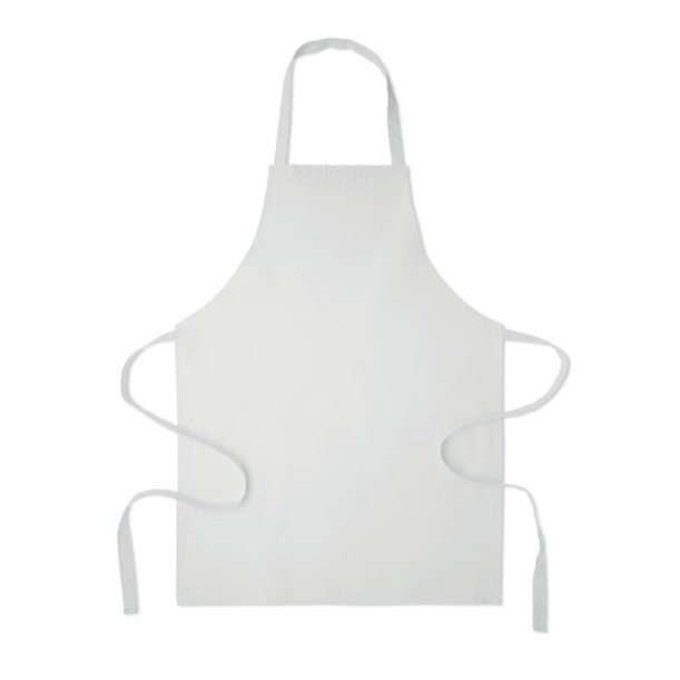 Recycled cotton apron (белый) (Изображение 1)