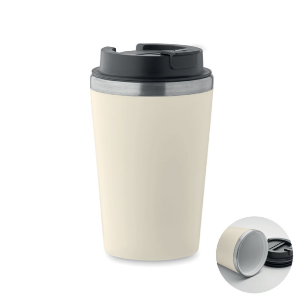 Ceramic lining tumbler 350 ml (бежевый) (Изображение 1)