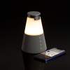 Bluetooth-колонка с беспроводной зарядкой и подсветкой Cone Sonance, серая (Изображение 7)