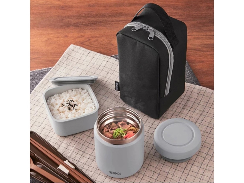 Ланч-набор тм THERMOS JBY-801 BKGY 0,8L (Изображение 3)
