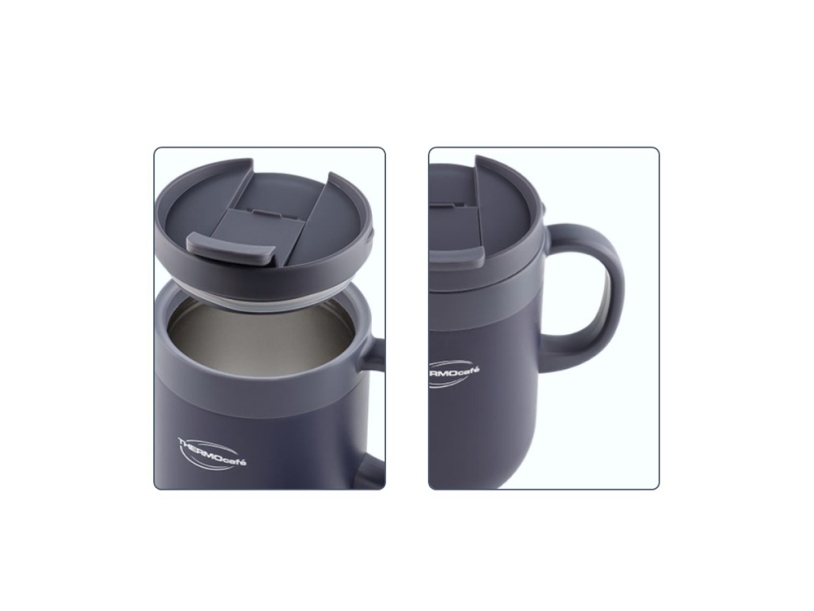 Термокружка THERMOcafe TCCM-460SY, 460 мл (синий)  (Изображение 3)